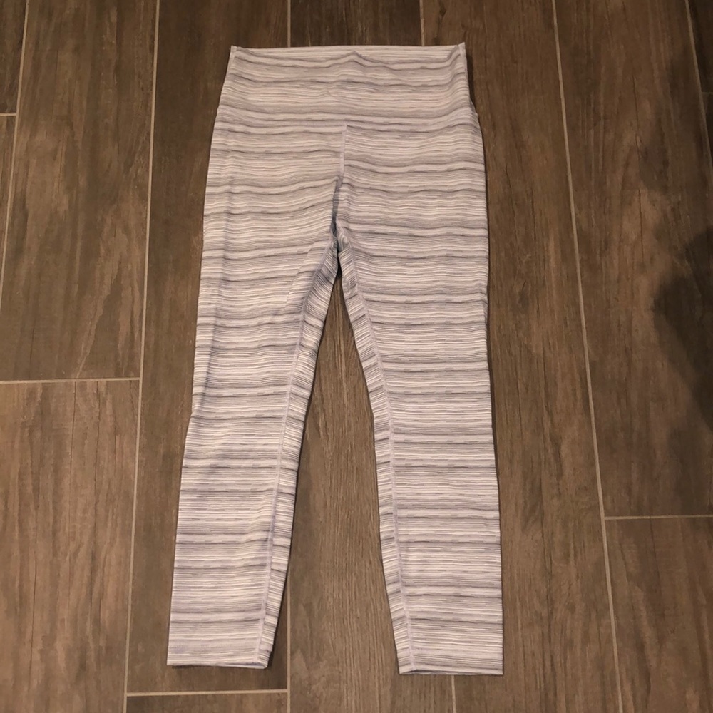 LULULEMON STRIPED LEGGINGS